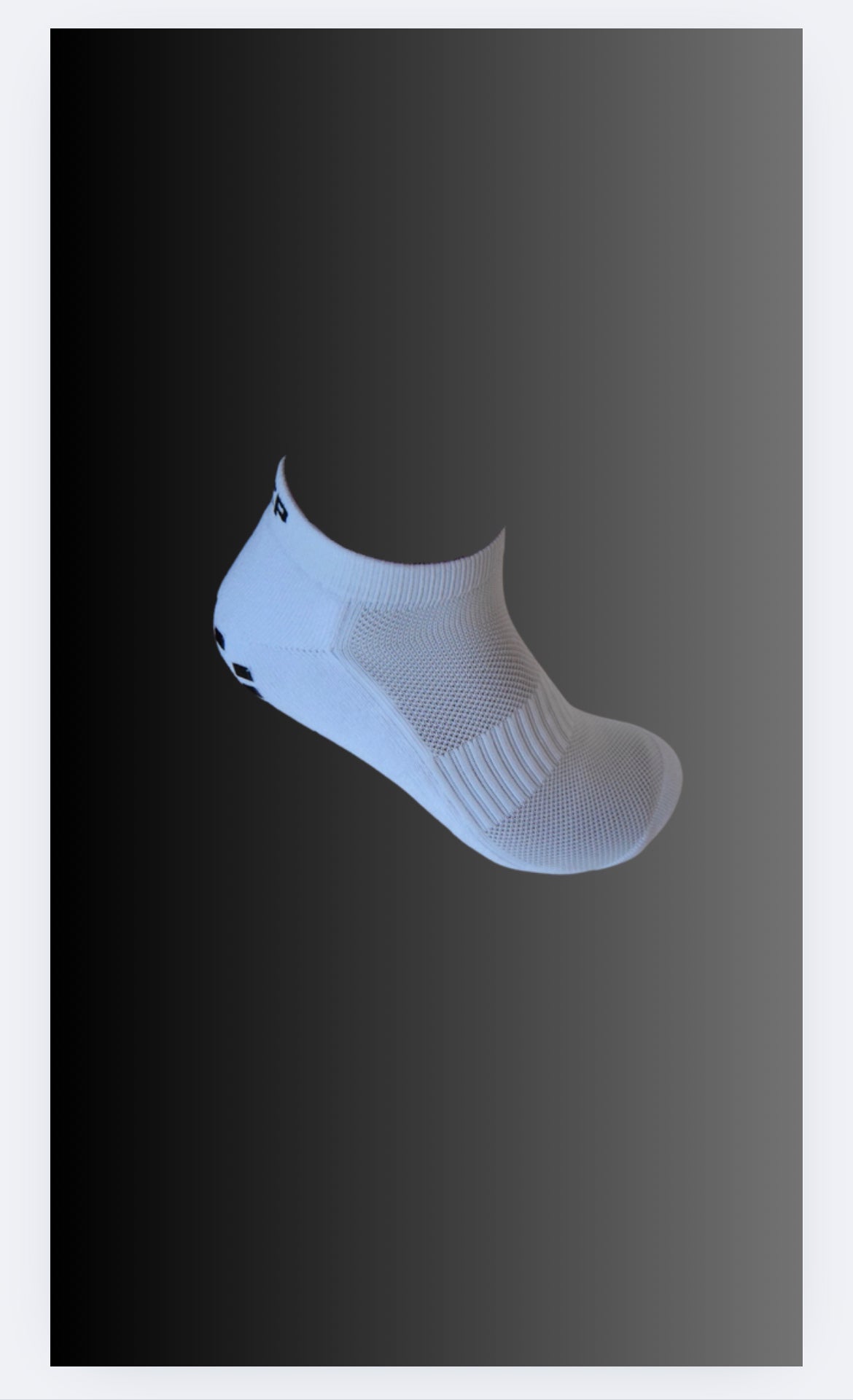 White Ankle Length Grip Socks (4 Pack)