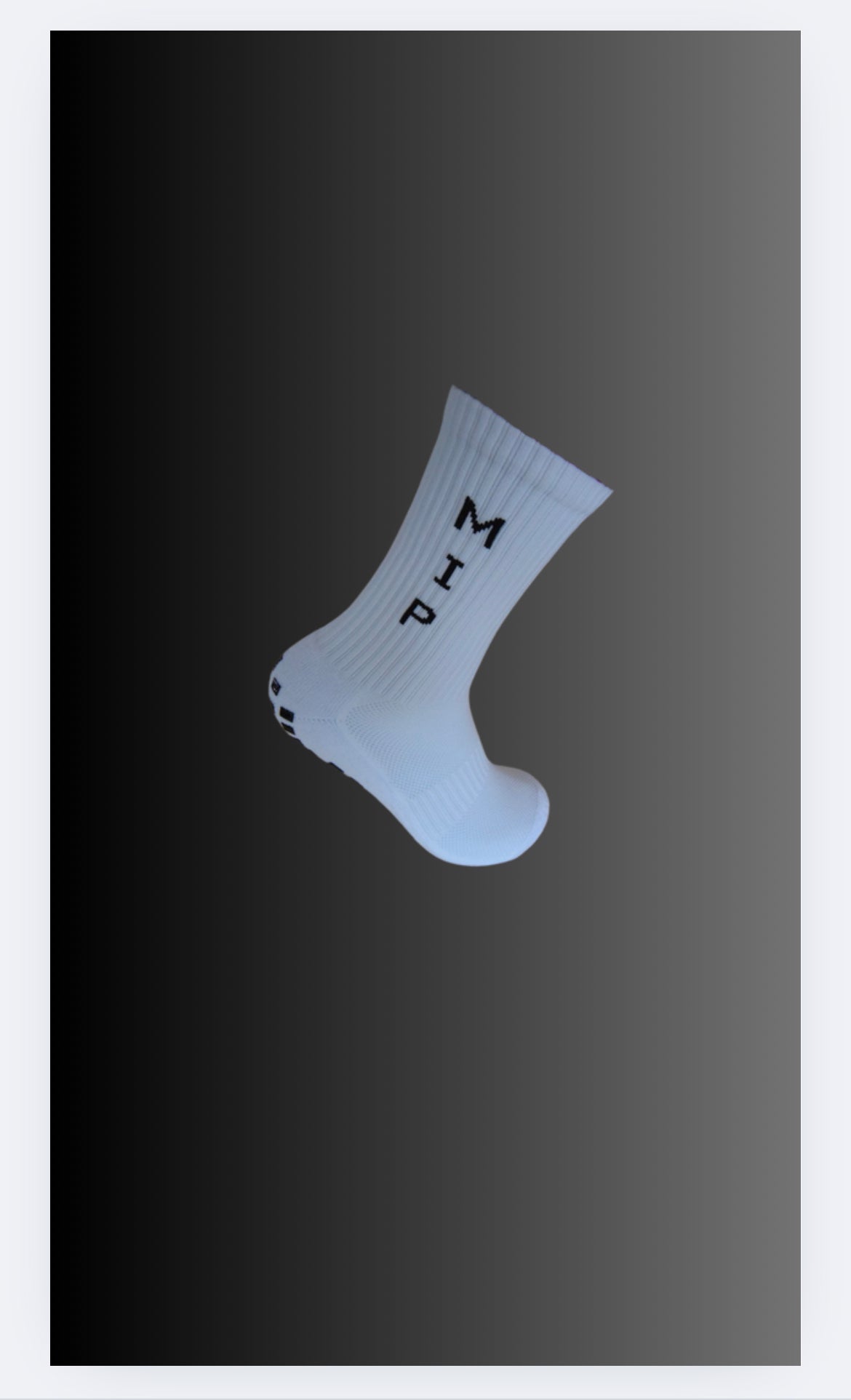 White Calf Length Grip Socks (4 Pack)