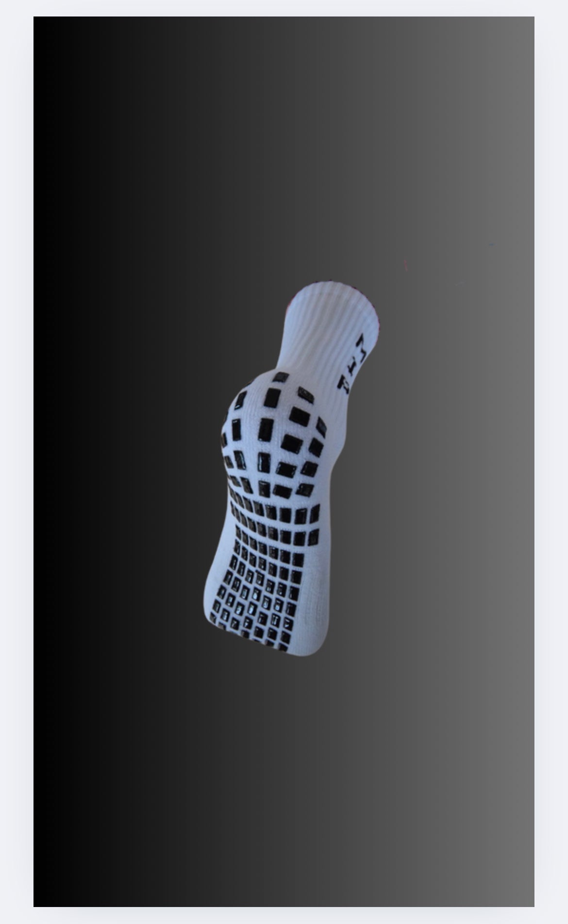 White Calf Length Grip Socks (4 Pack)