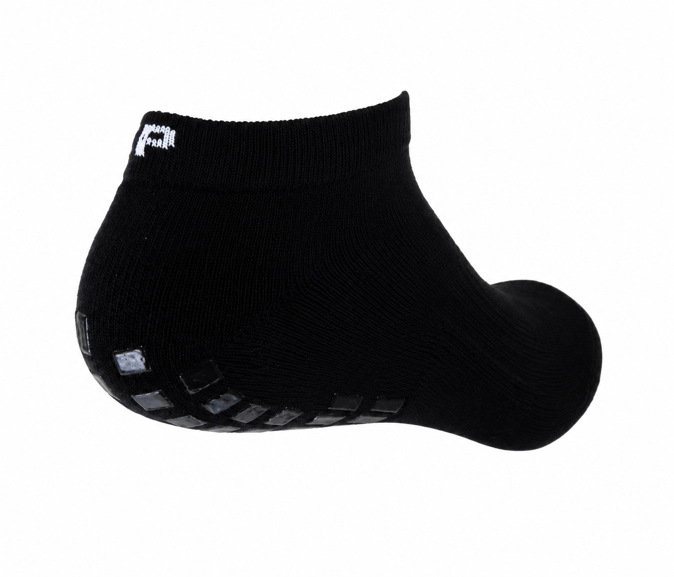 Black Ankle Length Grip Socks (4 Pairs)