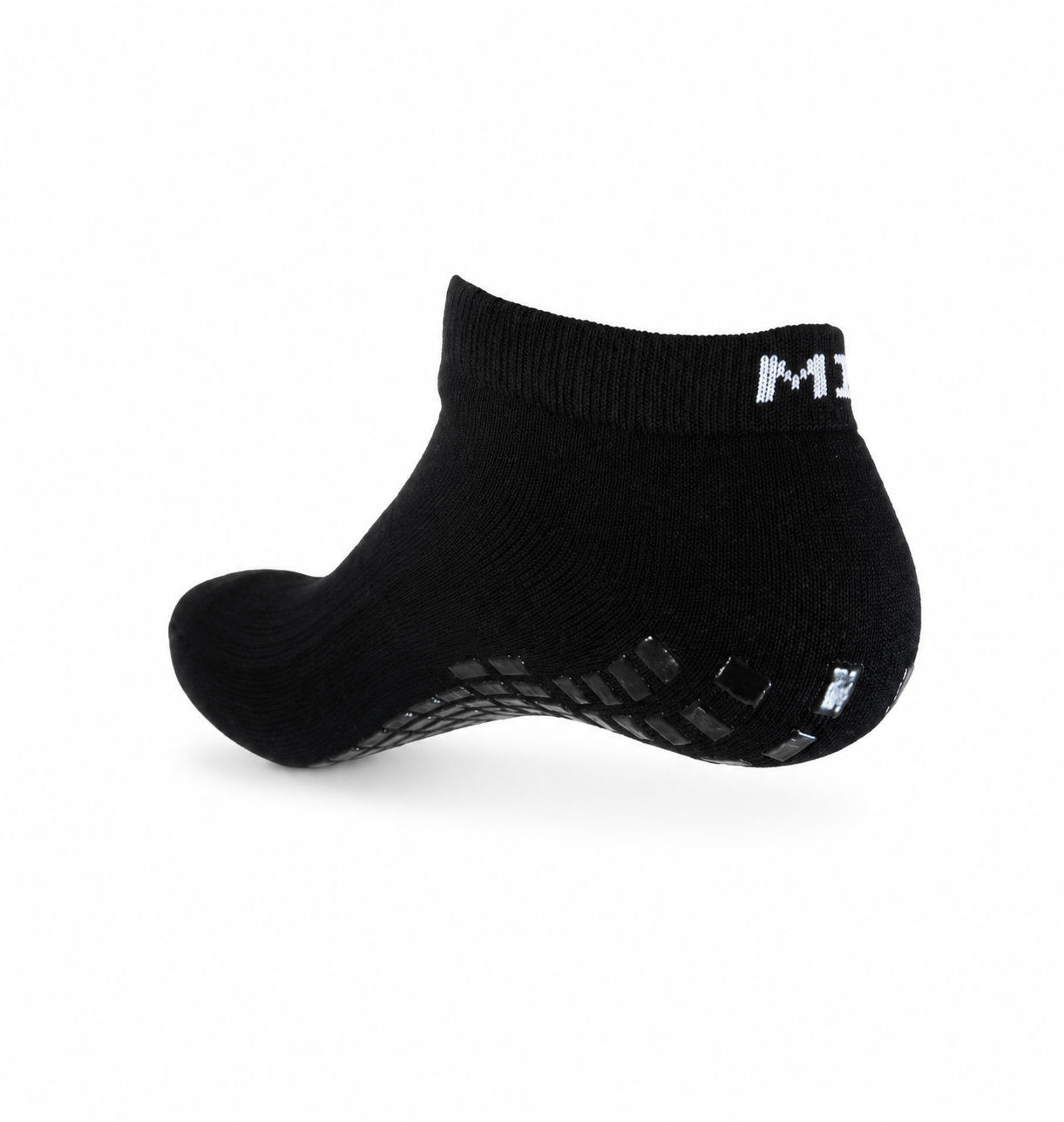 Black Ankle Length Grip Socks (4 Pairs)