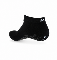 Black Ankle Length Grip Socks (4 Pairs)